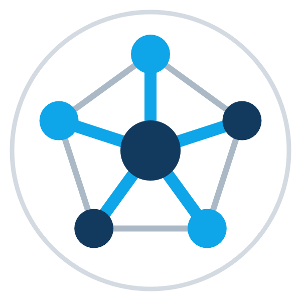 Logo TehnoConnect - iconiță navy
